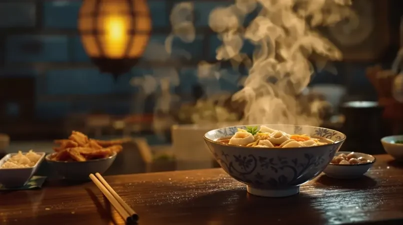 琪琪在线影院《一碗云吞面的清晨烟火》封面